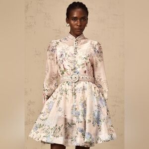 Miss Rosier Floral Women's Mini Dress - Size Large